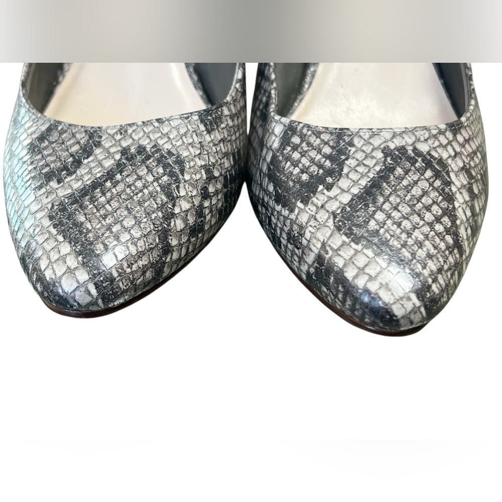 Cole Haan Lena snake print leather wedge heels - Picture 3 of 8